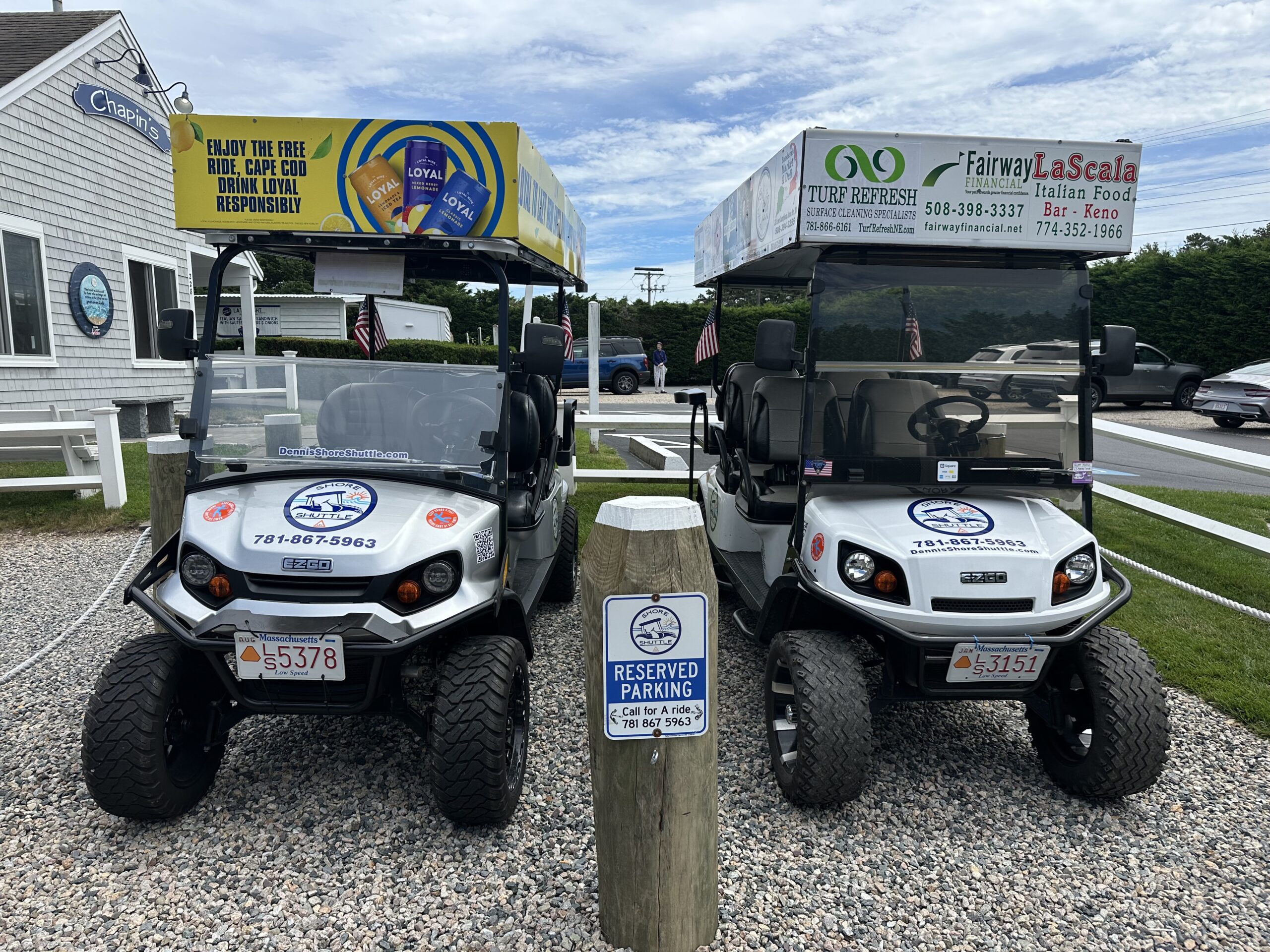 Dennis Shore Shuttle at the Beach